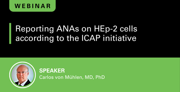 Reporting ANAs on HEp-2 cells according to the ICAP initiative